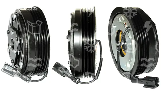 spojka pro kompresor ZEXEL, DKV-10R 100mm, Poly-V 4, 12V